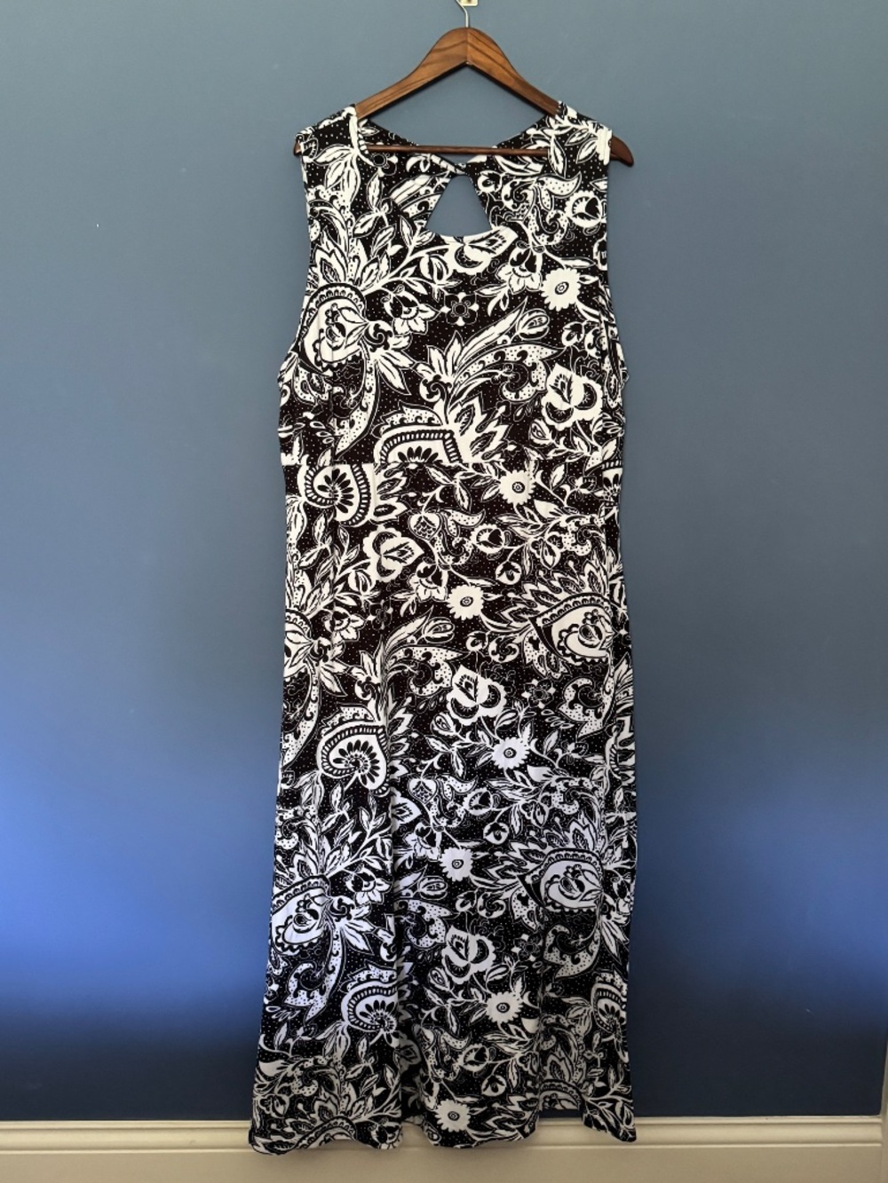 Talbots Floral Jersey Maxi Dress 3X